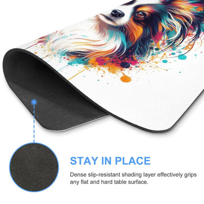 PAPILLON PAINT SPLATTER  Square Mouse Pad