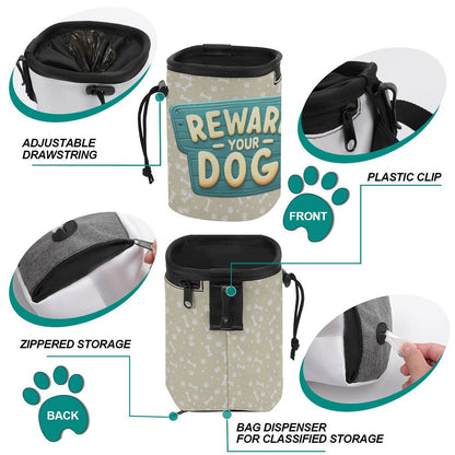 Dog Treat Training Bag - Reward  Your Dog Cute Sign