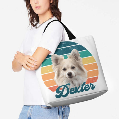 Large One Shoulder Shopping Bag (All-Over Printing)
