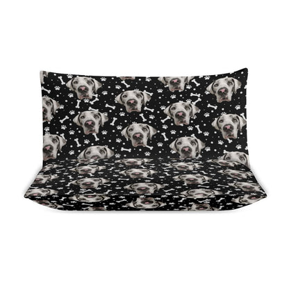 3-Piece Bedding Set-86"×70"/ 218×177cm (Dual-sidede Printing)