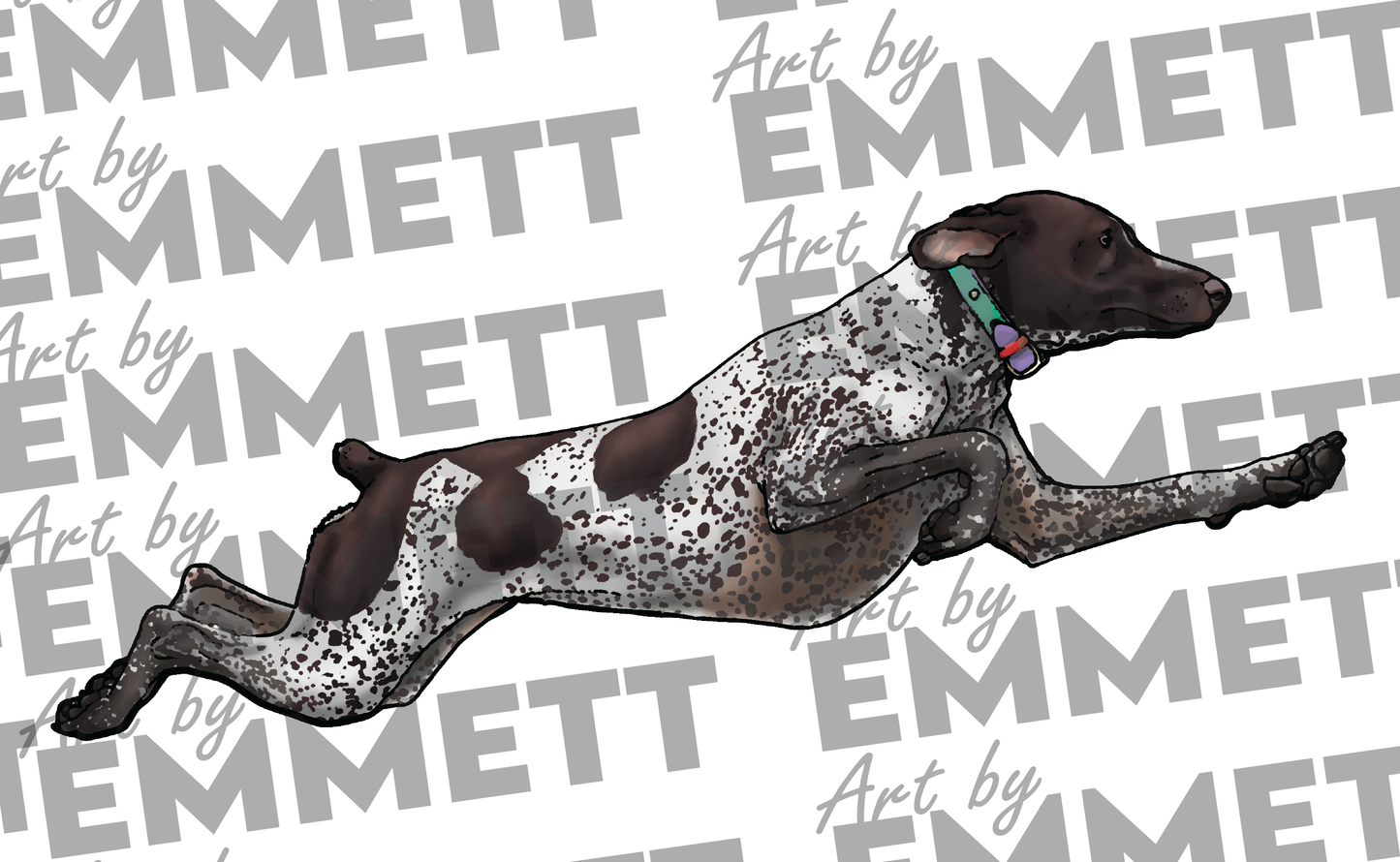 CUSTOM PET PORTRAIT - HAND DRAWN BY EMMETT