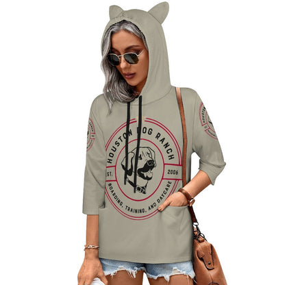 HOUSTON DOG RANCH  Hooded Pullover DS004 (All-Over Printing)