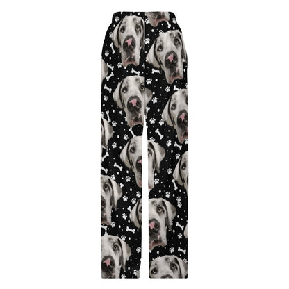 FACE w PAWS-n-BONES Women's Pajamas Pants