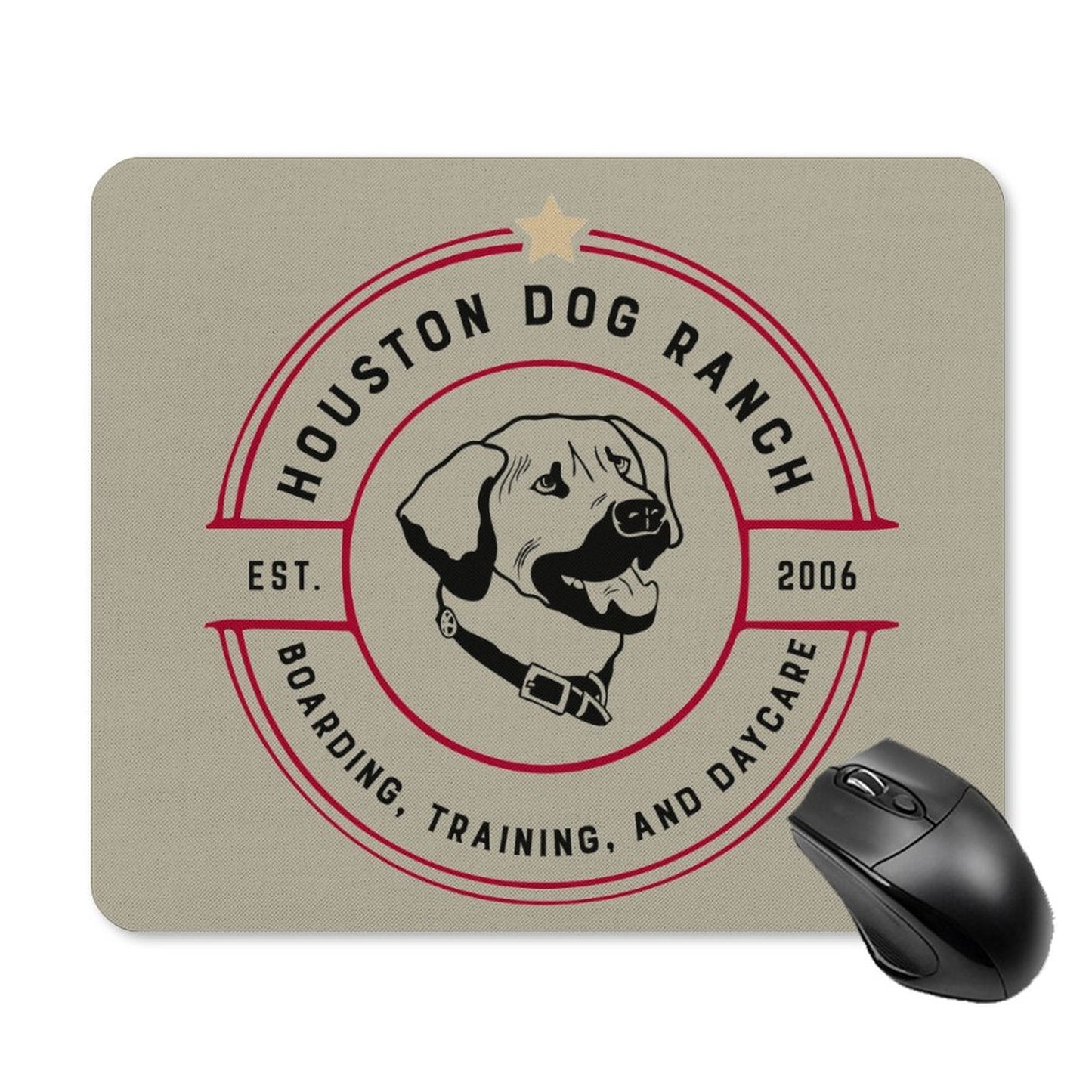HOUSTON DOG RANCH Square Mouse Pad