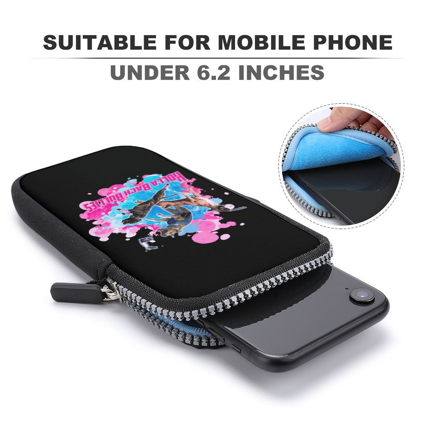 HOLLA BACK BULLIES Cell Phone Crossbody Pouch
