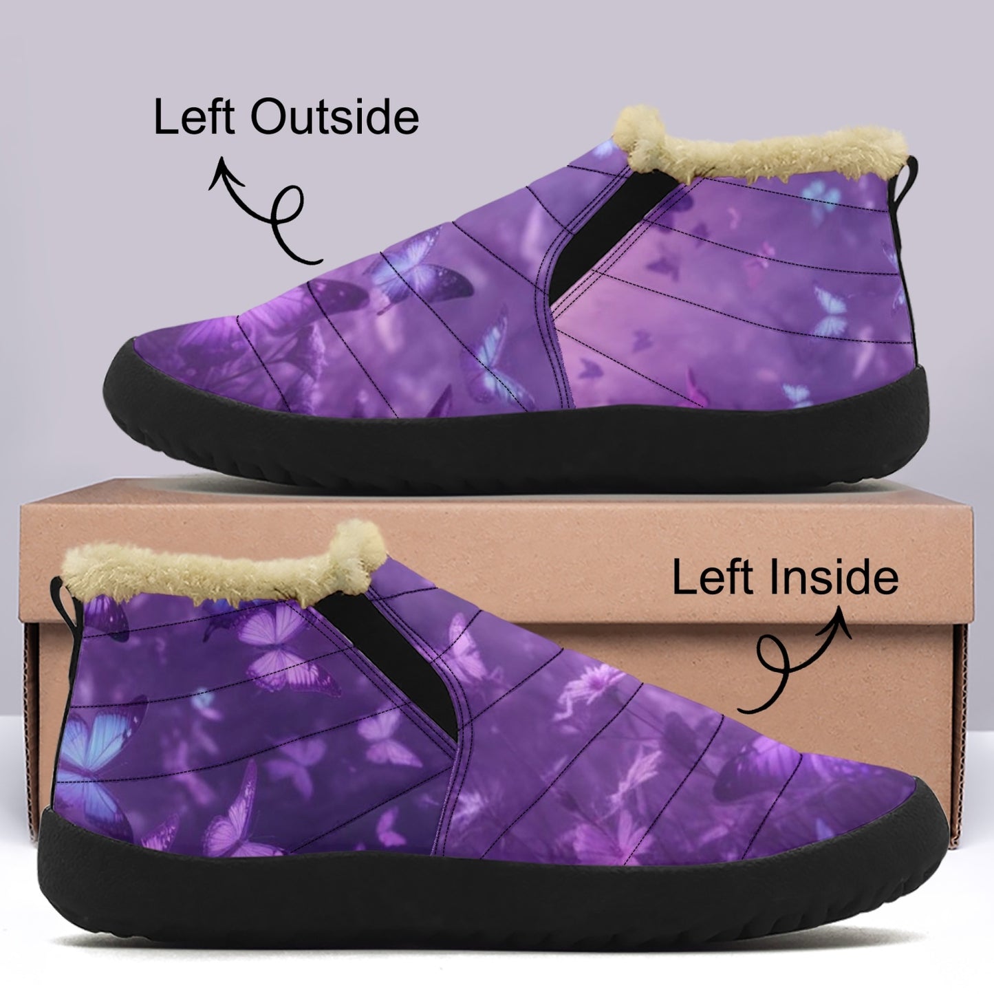 478. Casual Cotton-pad Fur Shoes