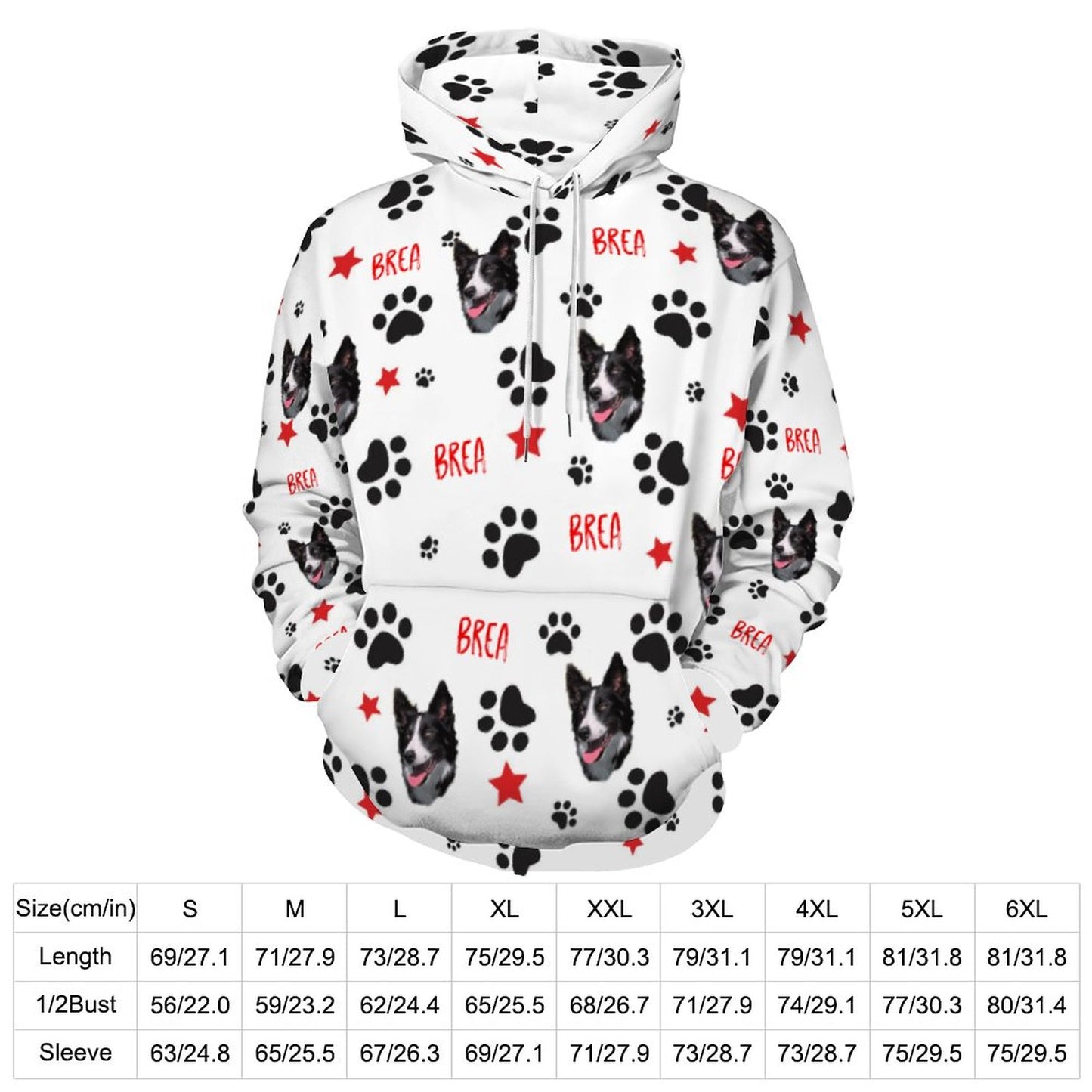 Custom Hoodie FACE PATTERN