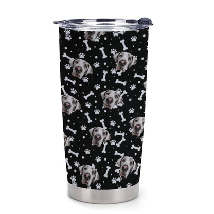 FACE w PAWS-n-BONES  Coffee CUP