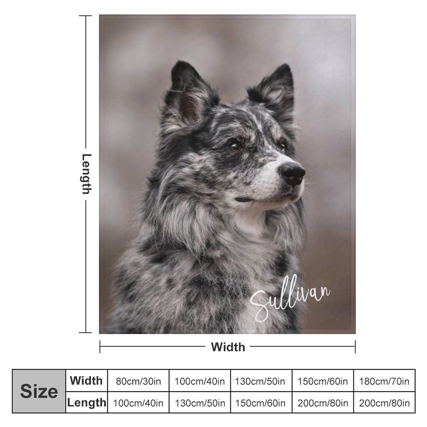 280gsm Flannel Blanket-40"x50" (Dual-sided Printing)