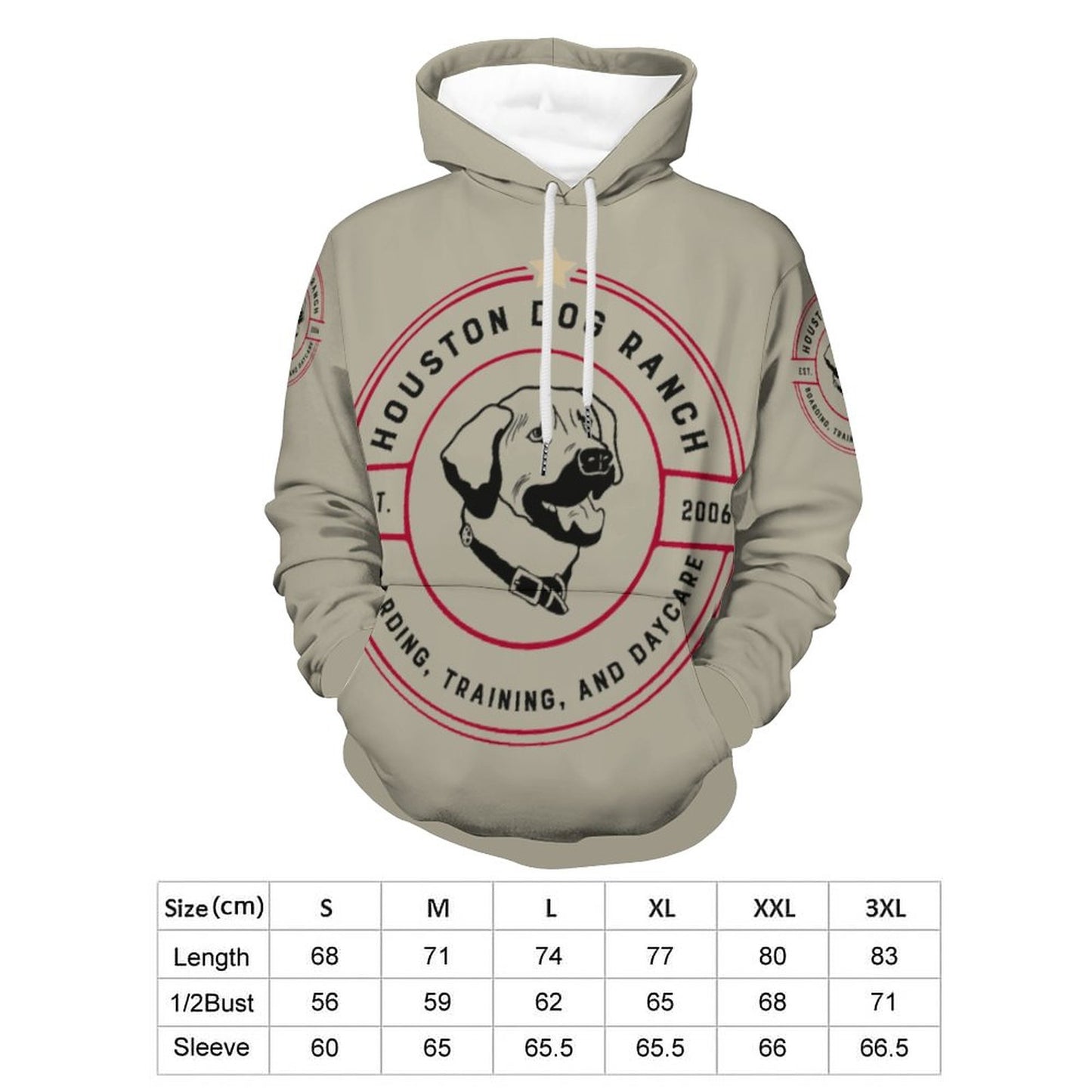 HOUSTON DOG RANCH  Women's Graphic Hoodie (All-Over Printing)