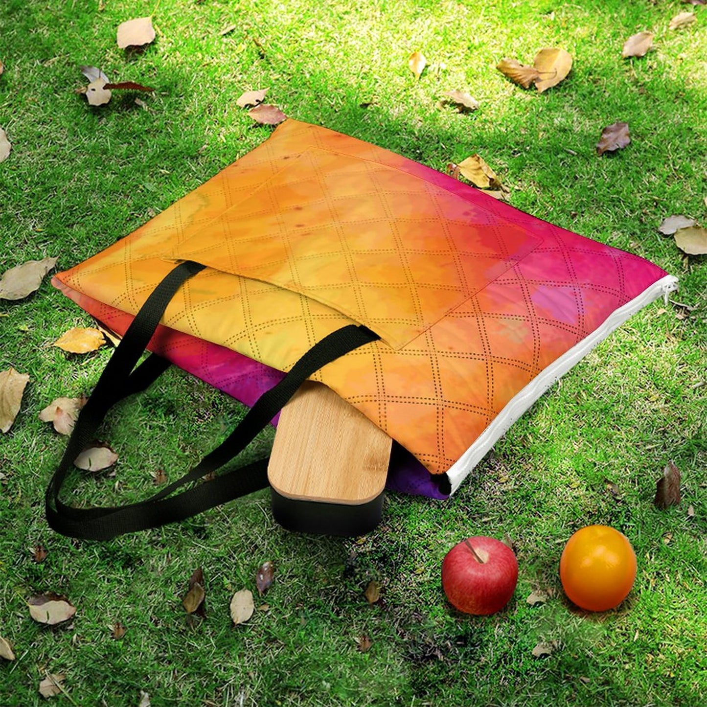 Foldable Zipper Picnic Mat- 60"×60"/ 150x150cm