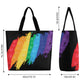 RAINBOW PAWS Large  Shopping Bag