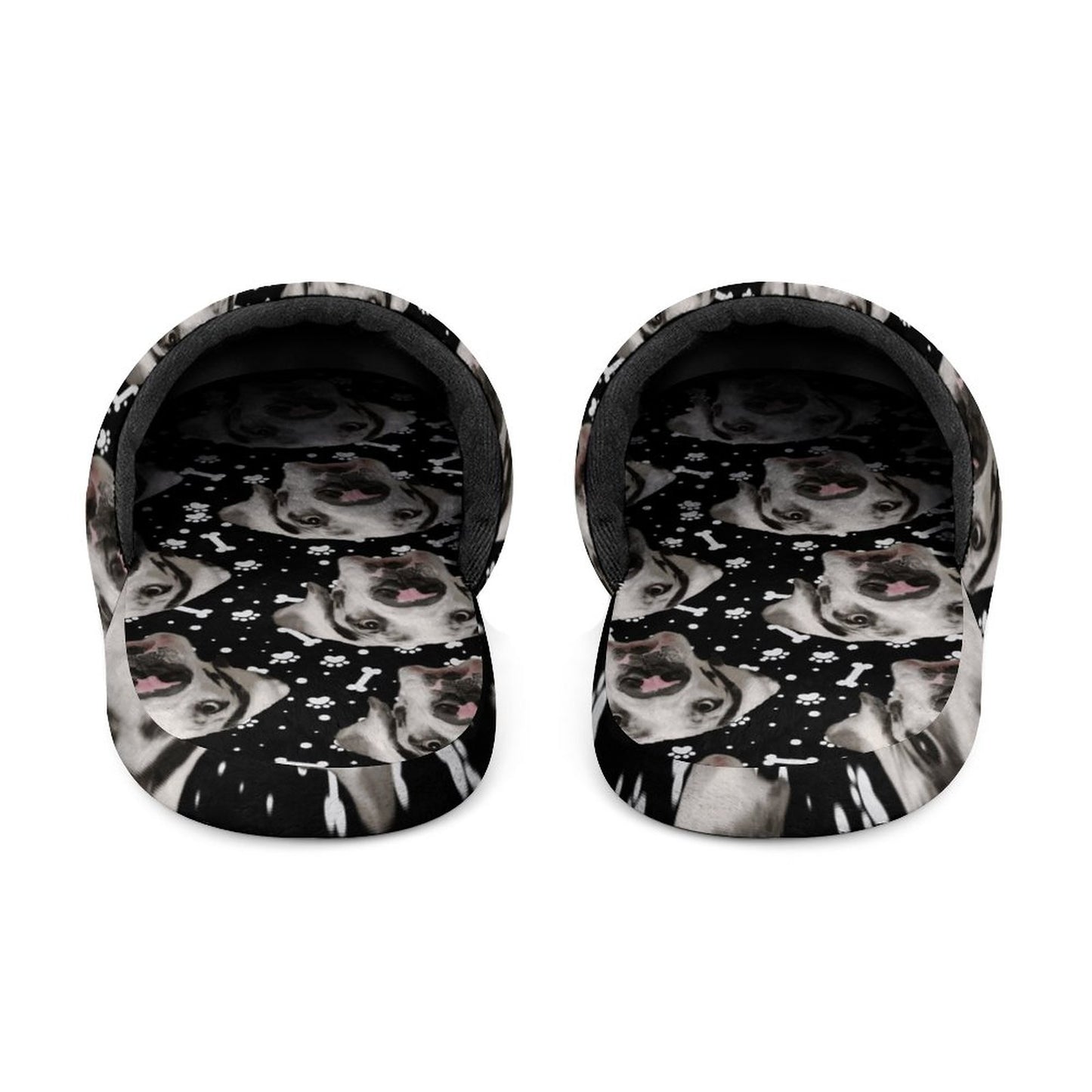 FACE w PAWS-n-BONES Mens Slippers