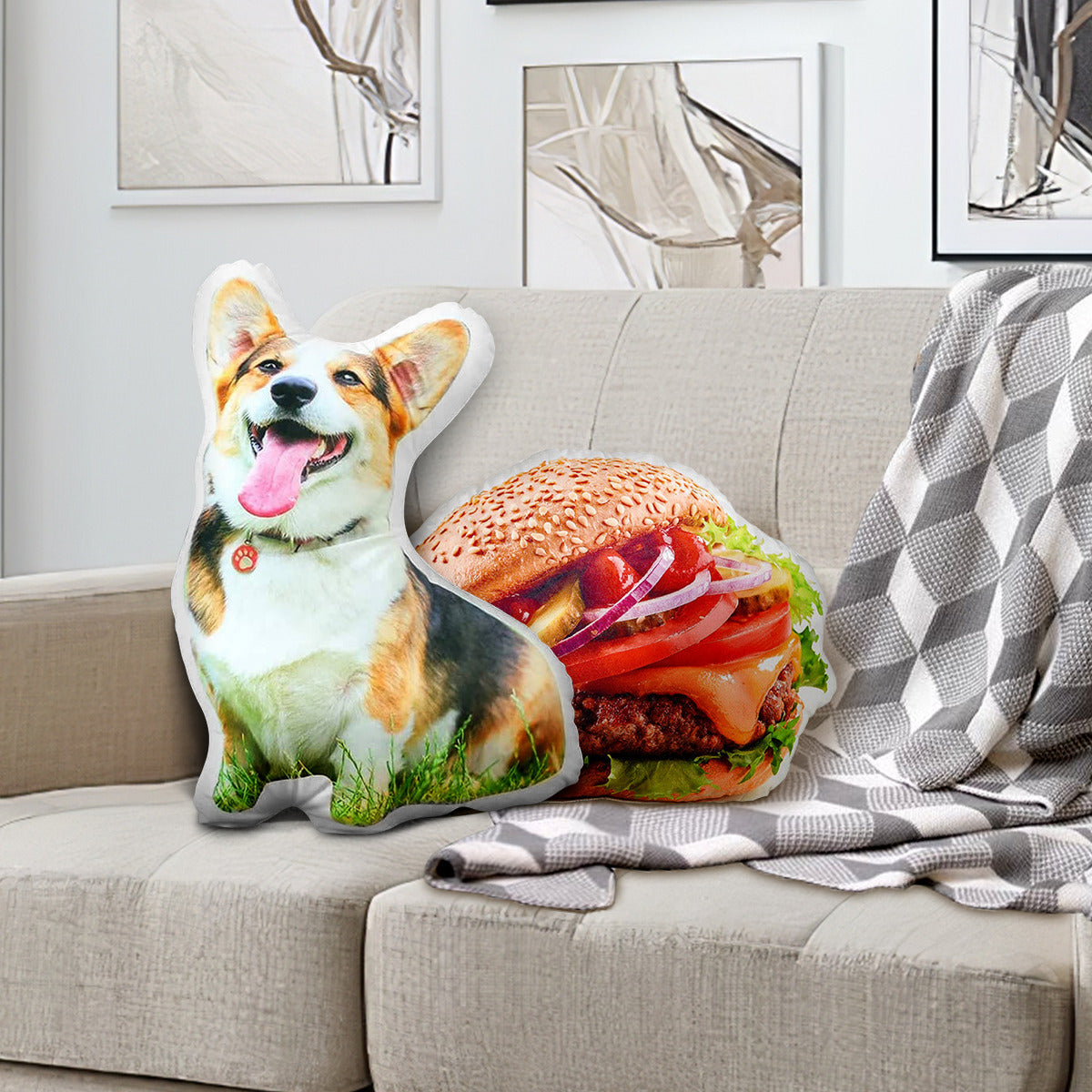 FUN SHAPED PET PILLOW