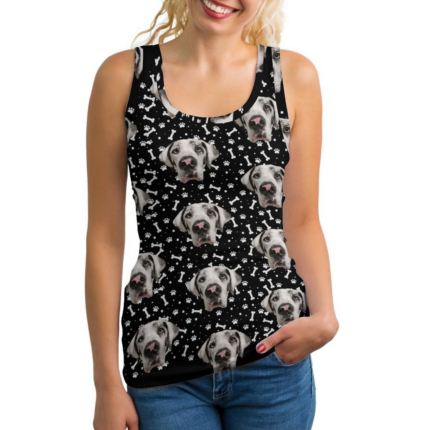 Women's Tank Top DS010 (All-Over Printing)