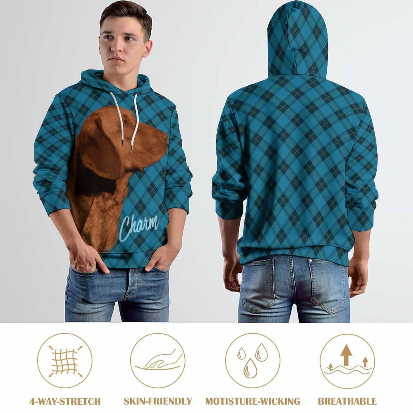 Custom Hoodie FACE PATTERN