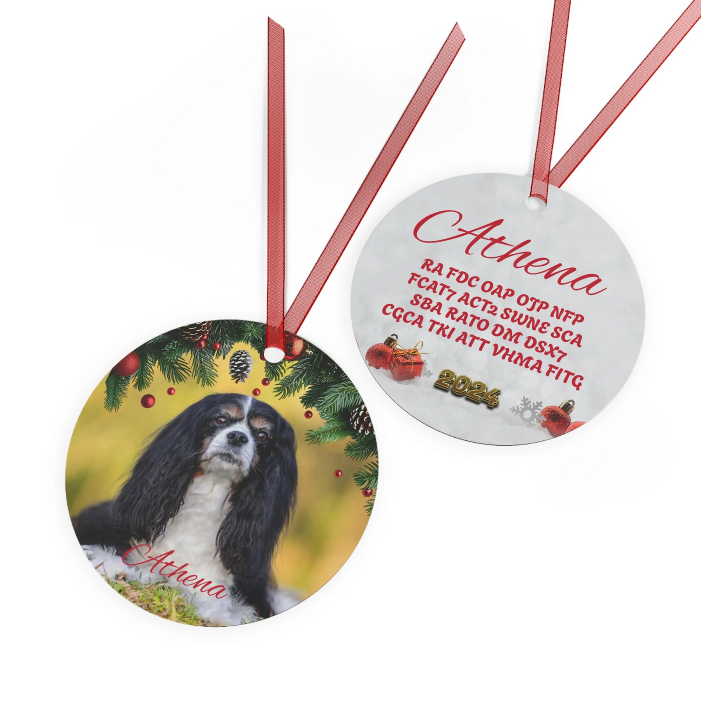 CUSTOM CIRCLE ORNAMENT