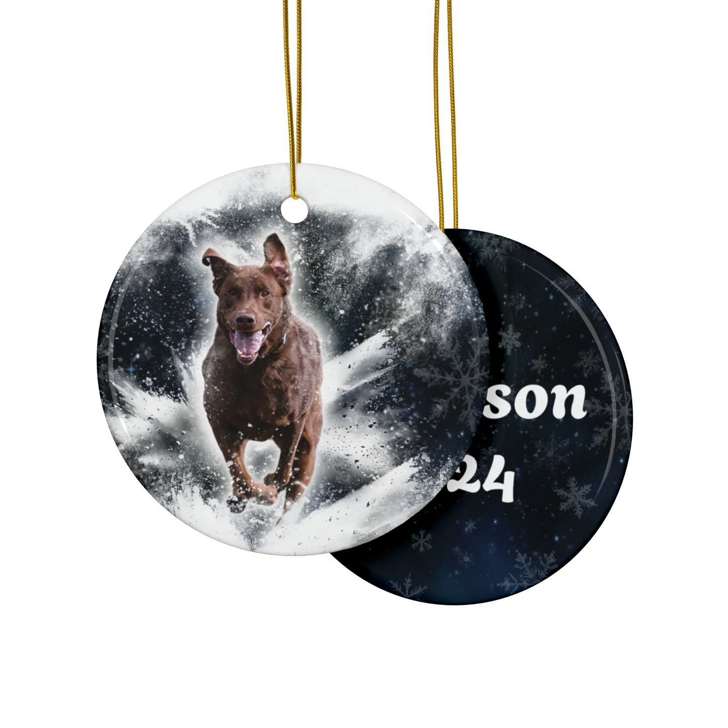 CUSTOM CIRCLE ORNAMENT
