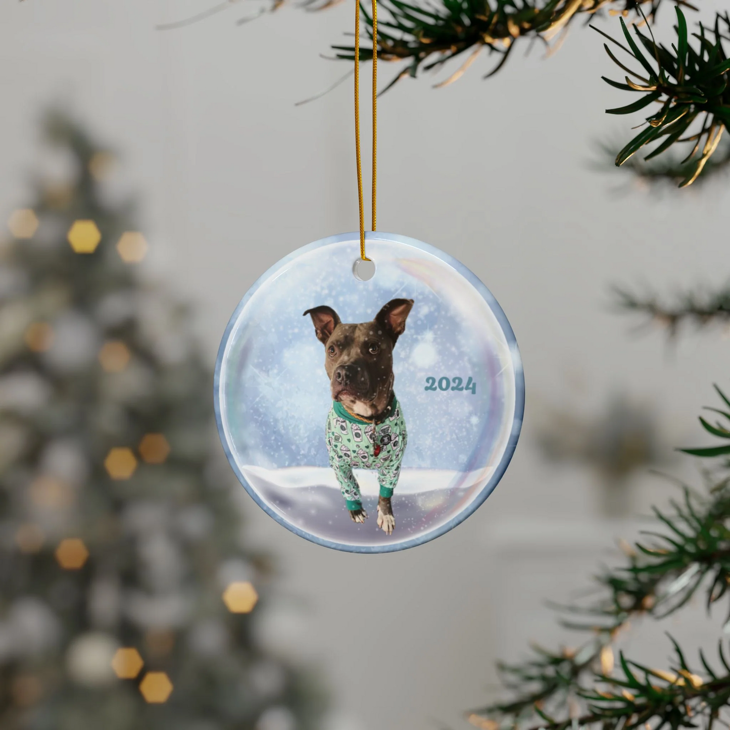 CUSTOM CIRCLE ORNAMENT