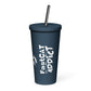 FAST CAT Insulated tumbler with a straw