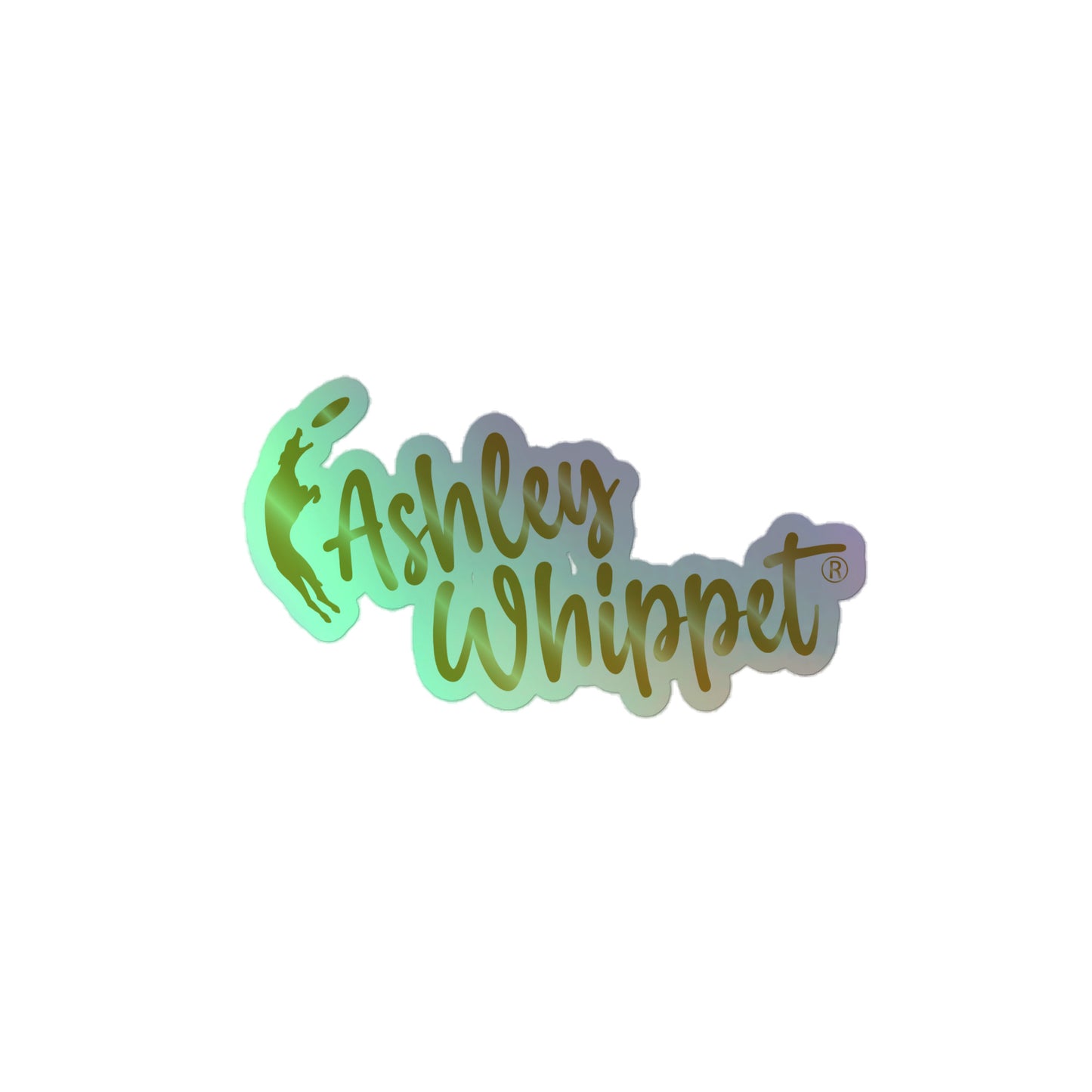 ASHLEY WHIPPET Holographic stickers