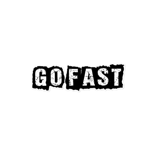 GO FAST Stickers