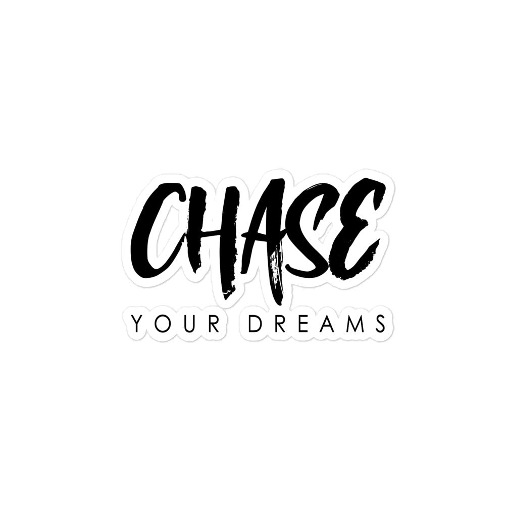CHASE YOUR DREAMS STICKER