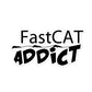 FAST CAT ADDICT Sticker