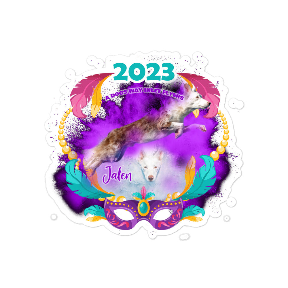 JALEN mardi gras 2023 Stickers
