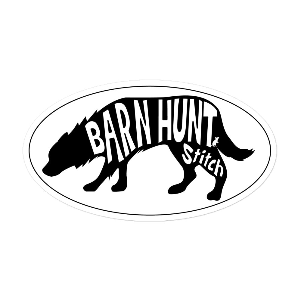 BARN HUNT _ STITCH STICKER