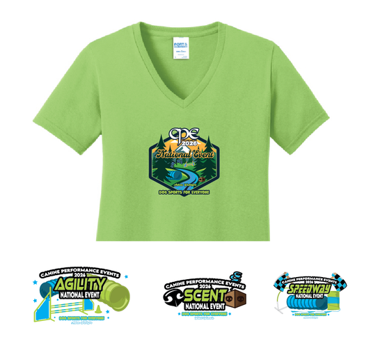 CPE SPORTS 2026 LADIES TEE *V NECK