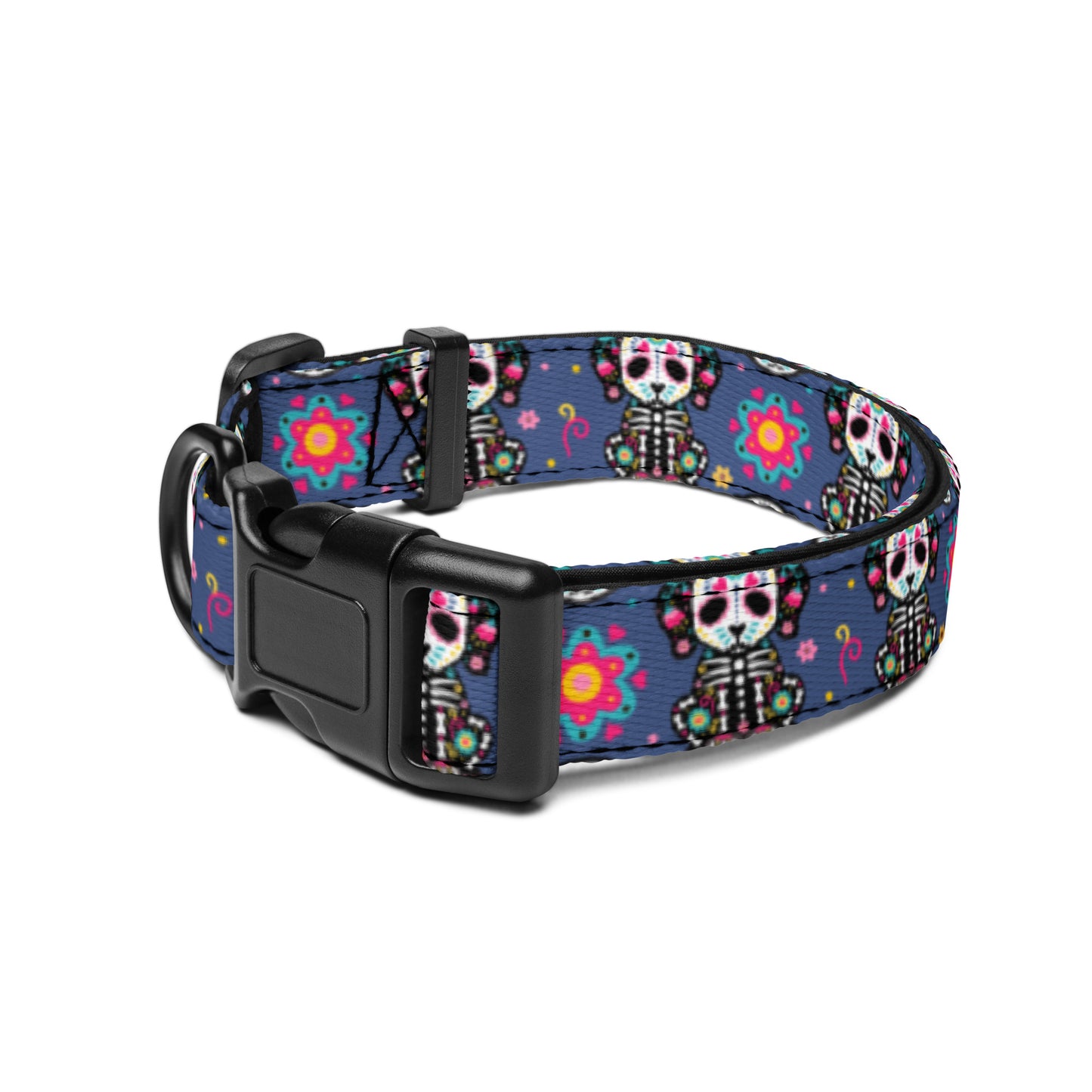 Muertos Pattern Pet collar