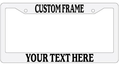 Custom License Plate Frame