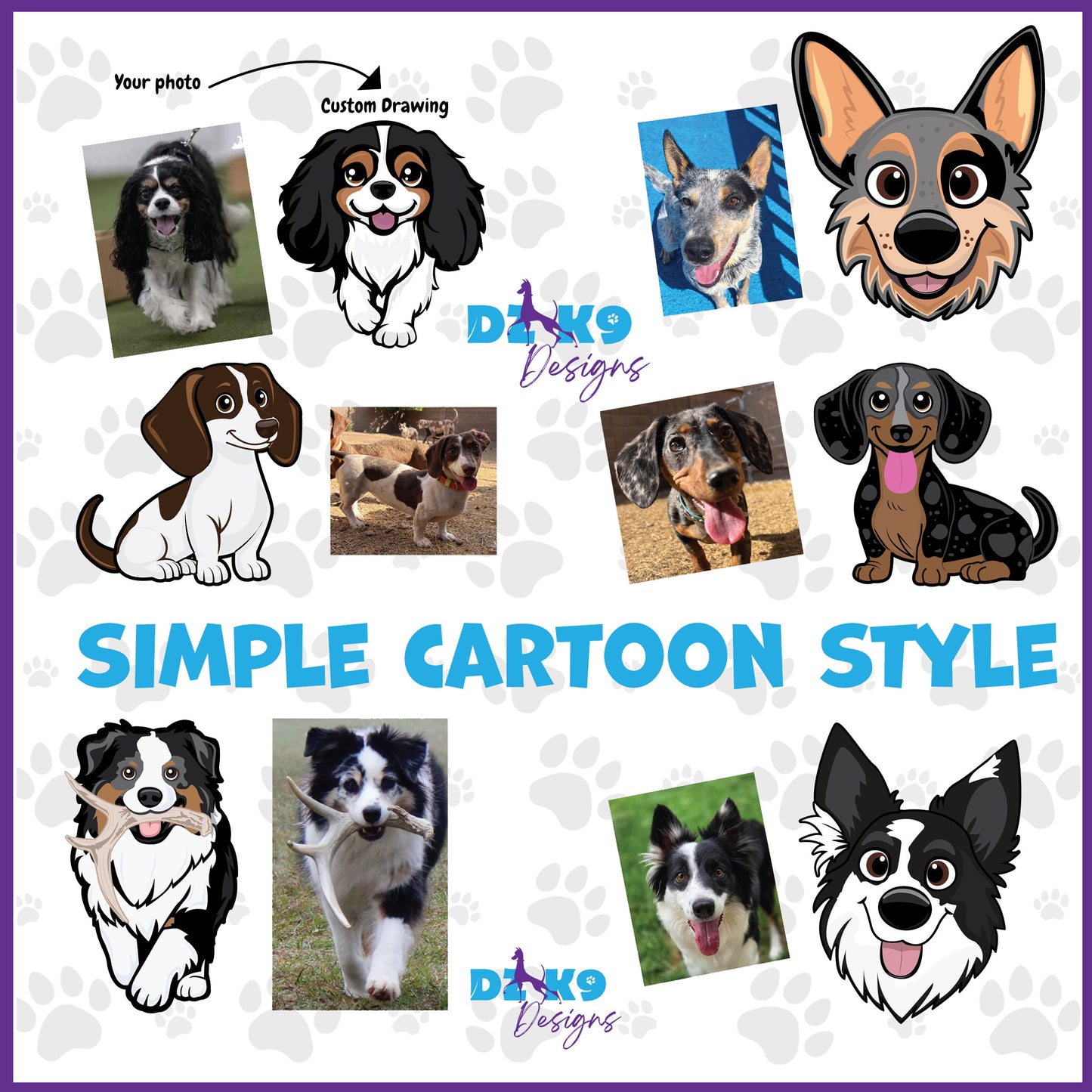 CARTOON STYLE DRAWINGS