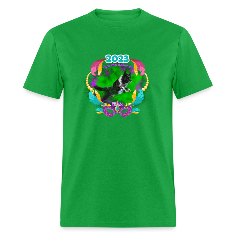 HI JAC Mardi Gras Unisex Classic T-Shirt - bright green