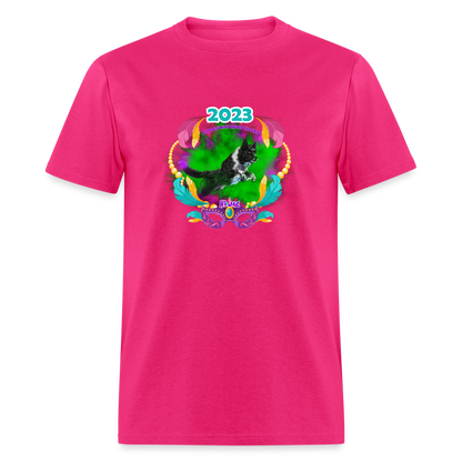 HI JAC Mardi Gras Unisex Classic T-Shirt - fuchsia