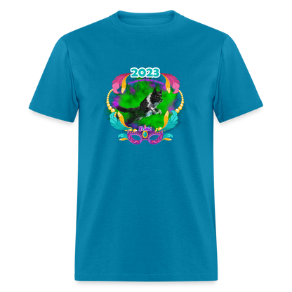 HI JAC Mardi Gras Unisex Classic T-Shirt - turquoise