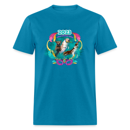 INLET FLYERS  Mardi Gras Unisex Classic T-Shirt - turquoise