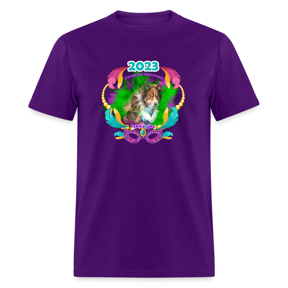 PENNY - No Back Image - Mardi Gras Unisex Classic T-Shirt - purple