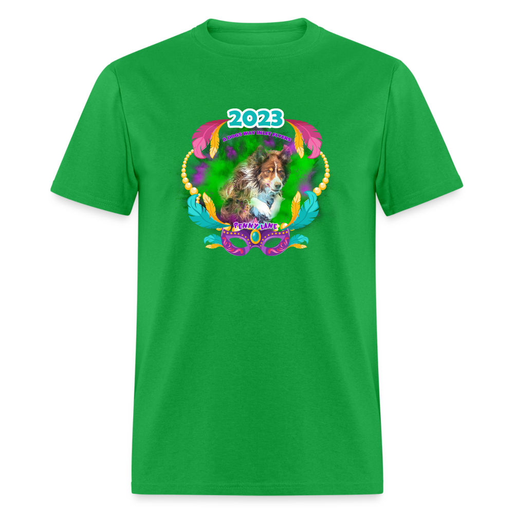 PENNY - No Back Image - Mardi Gras Unisex Classic T-Shirt - bright green