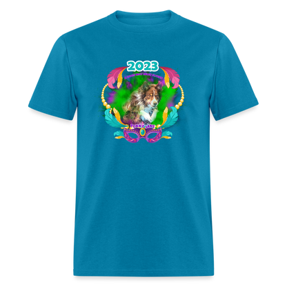 PENNY - No Back Image - Mardi Gras Unisex Classic T-Shirt - turquoise