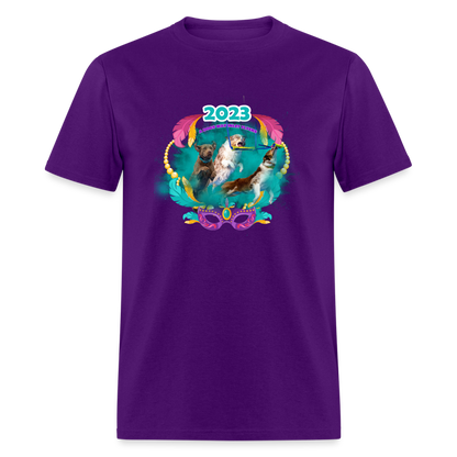 *Compass/Rush/Gravy  Mardi Gras Unisex Classic T-Shirt - purple