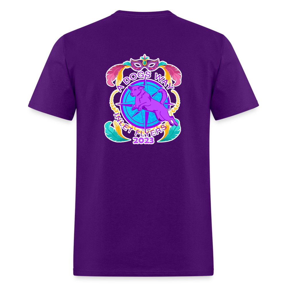 *Compass/Rush/Gravy  Mardi Gras Unisex Classic T-Shirt - purple