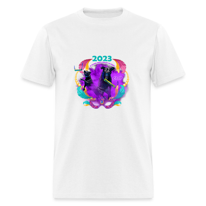 *COOP Gras Mardi Gras Unisex Classic T-Shirt - white