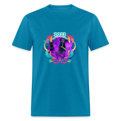 *COOP Gras Mardi Gras Unisex Classic T-Shirt - turquoise