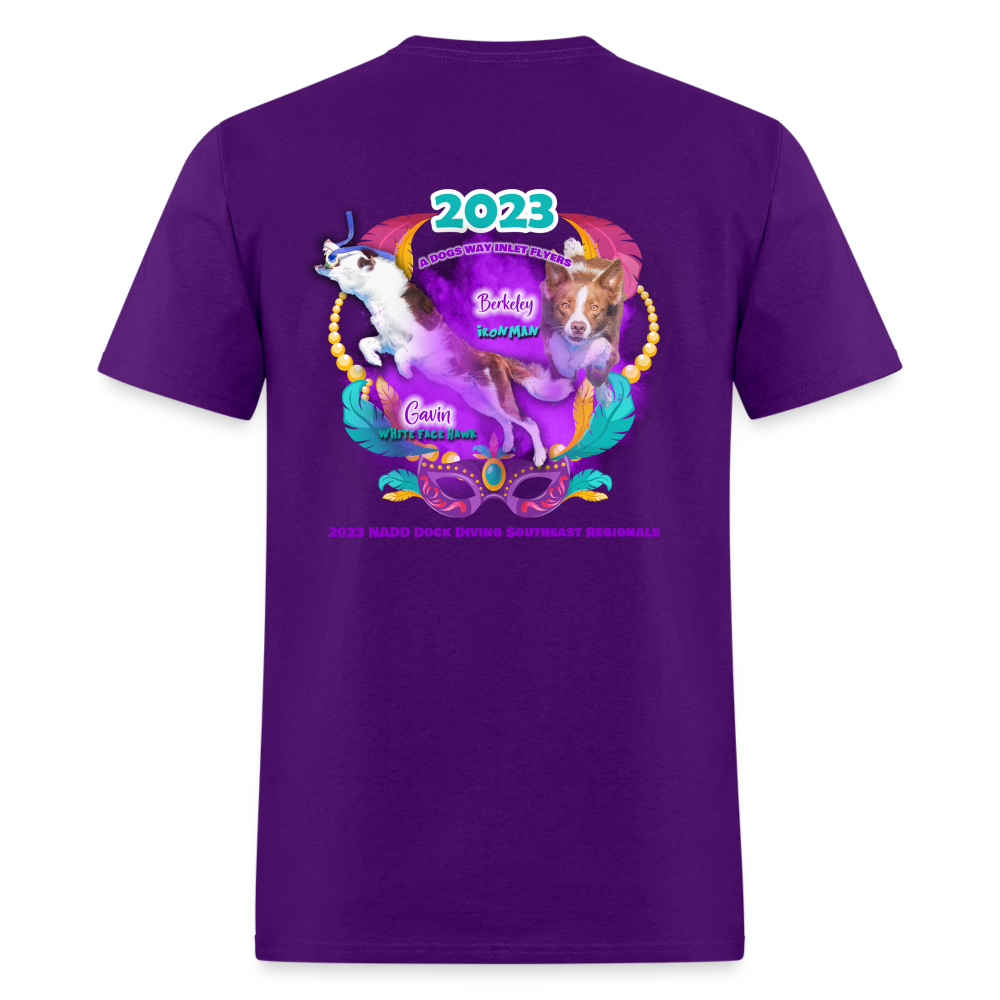 Berk Mardi Gras Unisex Classic T-Shirt - purple