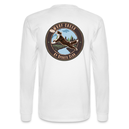 WOOF CREEK Unisex Classic LONG SLEEVE T-Shirt - white