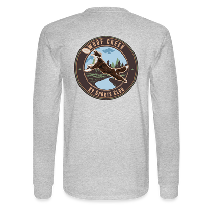 WOOF CREEK Unisex Classic LONG SLEEVE T-Shirt - heather gray