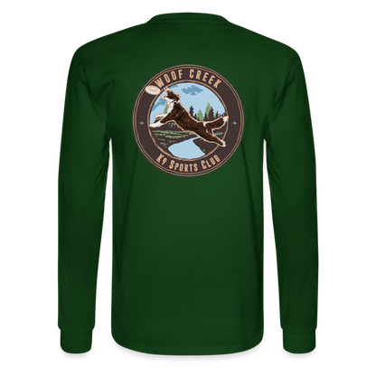 WOOF CREEK Unisex Classic LONG SLEEVE T-Shirt - forest green