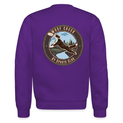 WOOF CREEK Unisex Classic CREW SWEATSHIRT - purple